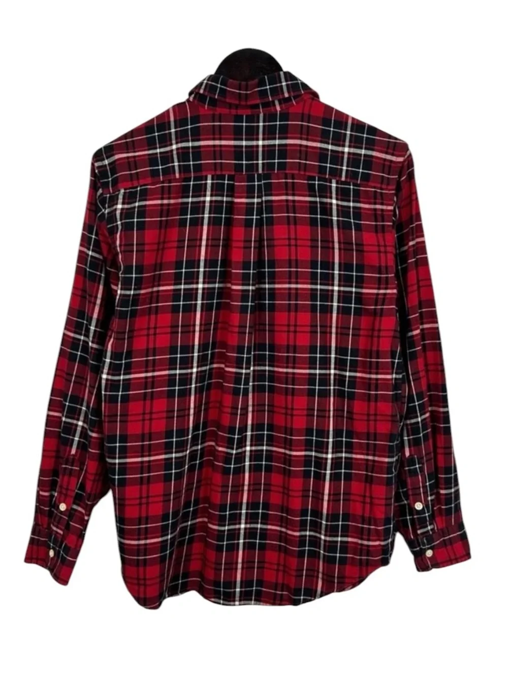 Ralph Lauren Boys 100% Cotton Red Plaid Button Down Shirt Size XL (18/20)